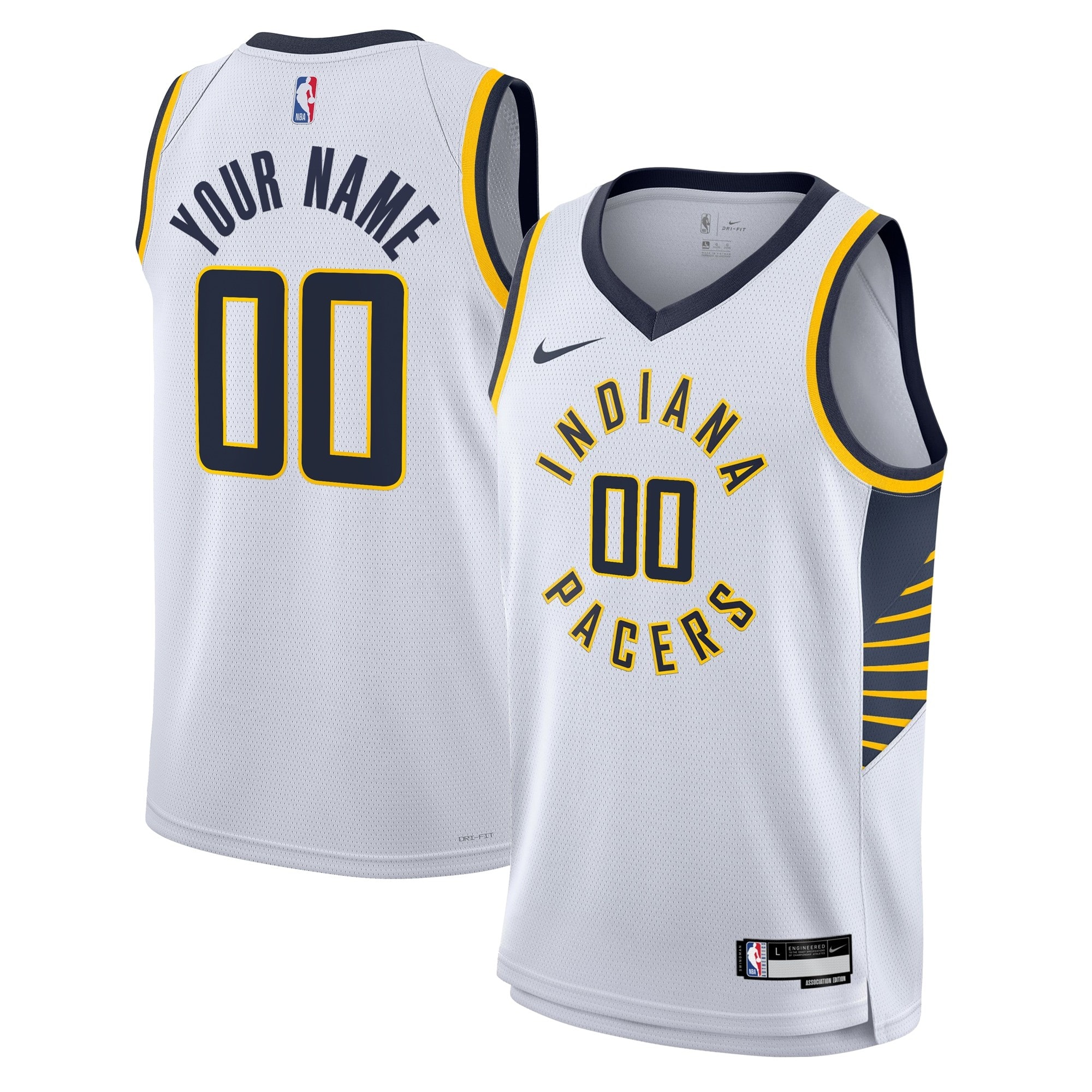 Indiana Pacers Association Swingman Custom Jersey Multicolor