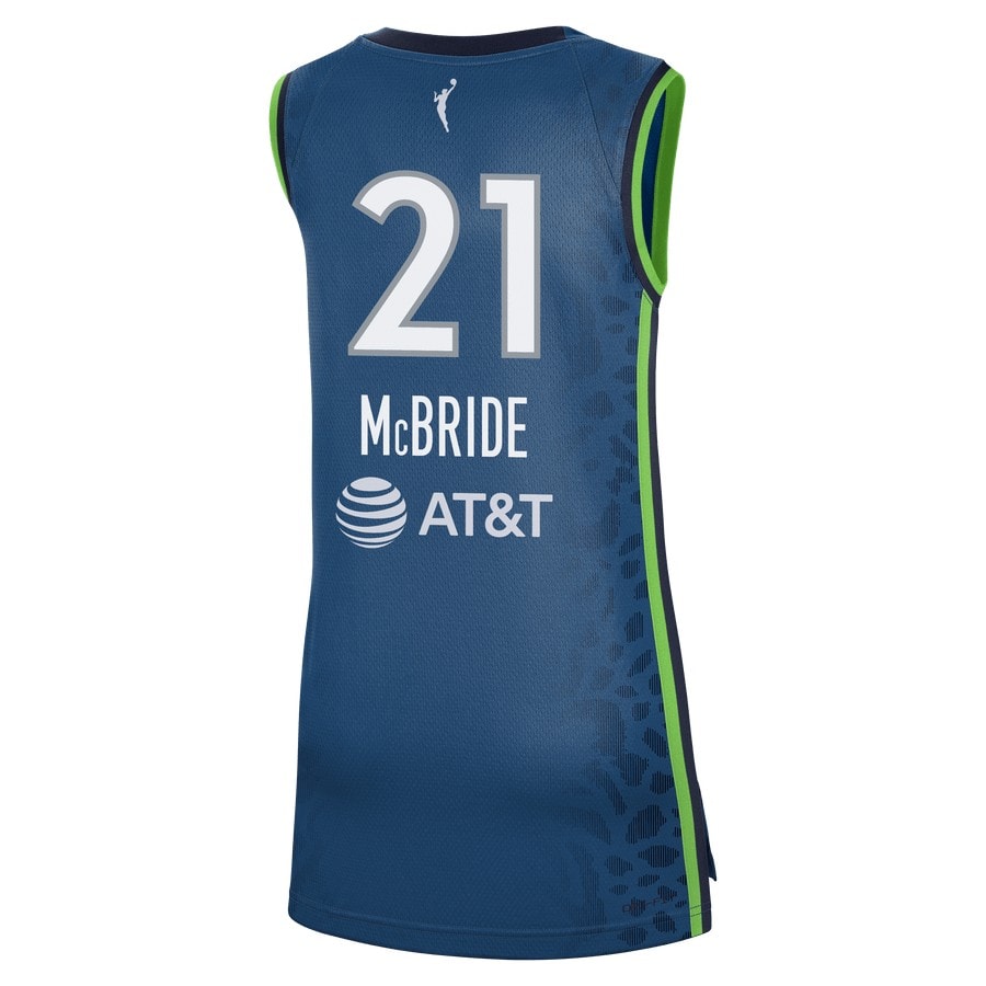 McBrigde 21 Minnesota Lynx Explorer Jersey Unisex Blue Multi Color