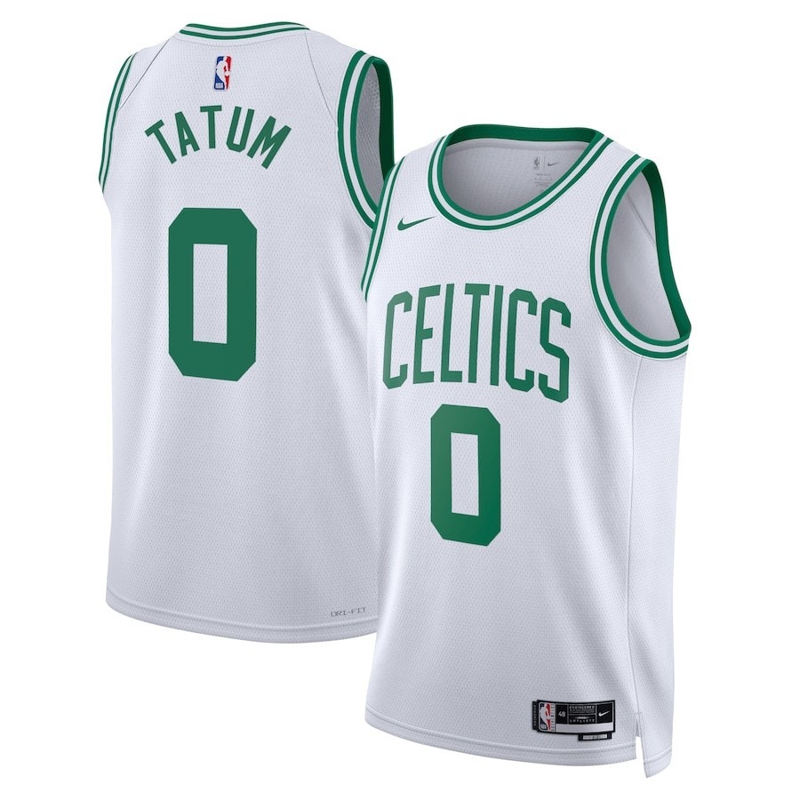 Jayson Tatum 0 Boston Celtics Unisex Swingman Jersey Association Edition White