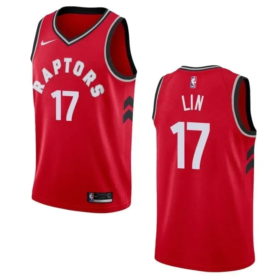 Men's Toronto Raptors Jeremy Lin Icon Swingman Jersey Red