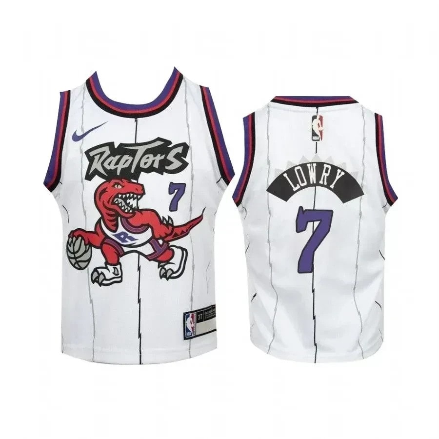 Kyle Lowry Toronto Raptors White Hardwood Classics Jersey - Sizes