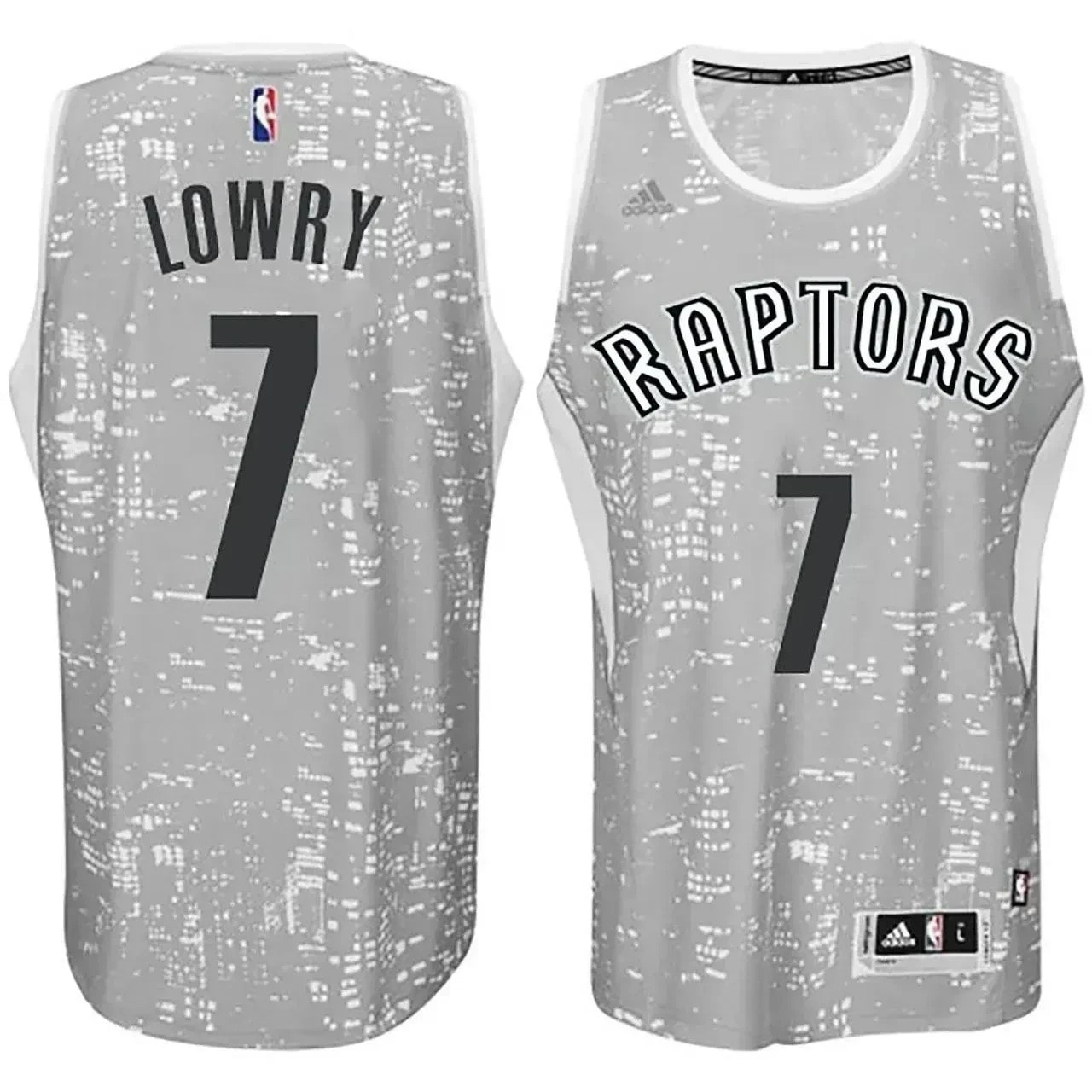 Raptors Kyle Lowry #7 City Edition Black Jersey Mens