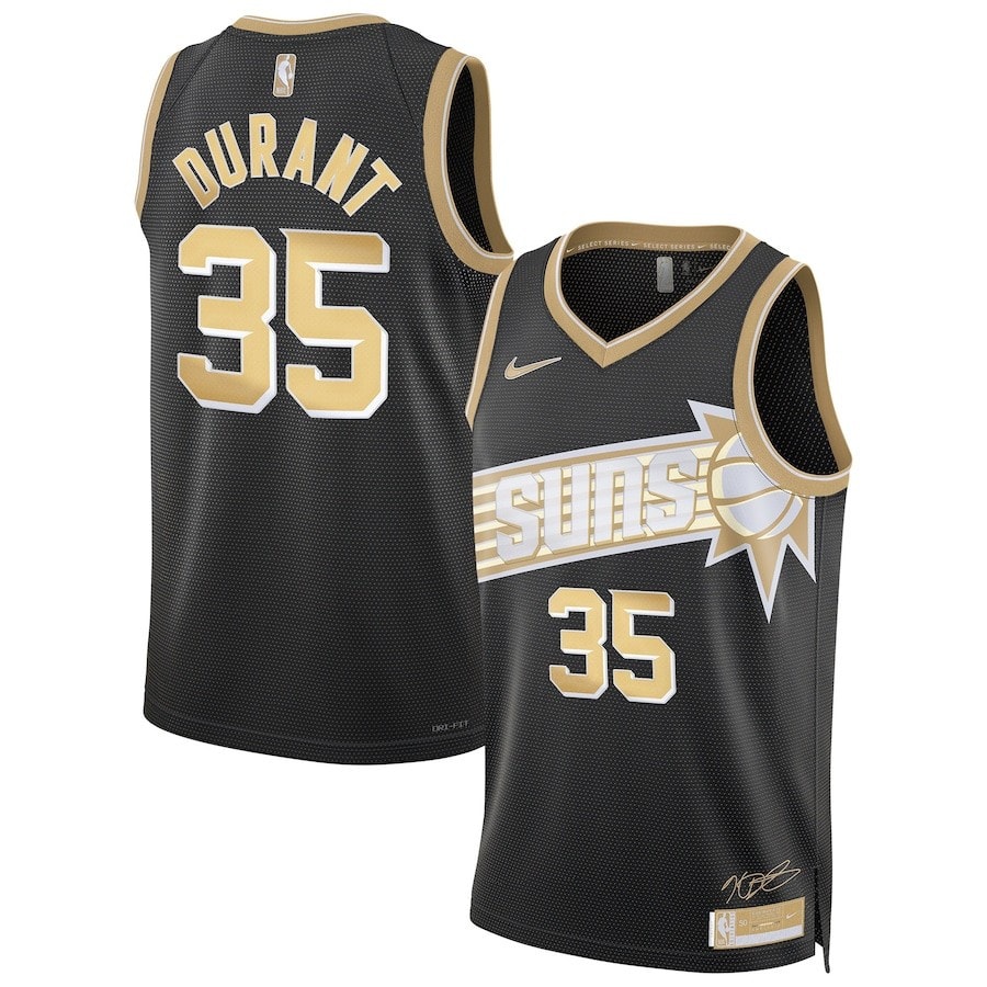 Kevin Durant 35 Phoenix Suns Unisex Select Series Swingman Jersey Black