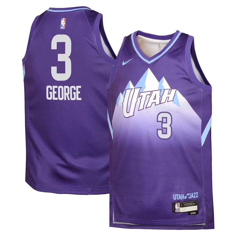 Keyonte George 3 Utah Jazz 2024/25 Swingman City Edition Purple Jersey
