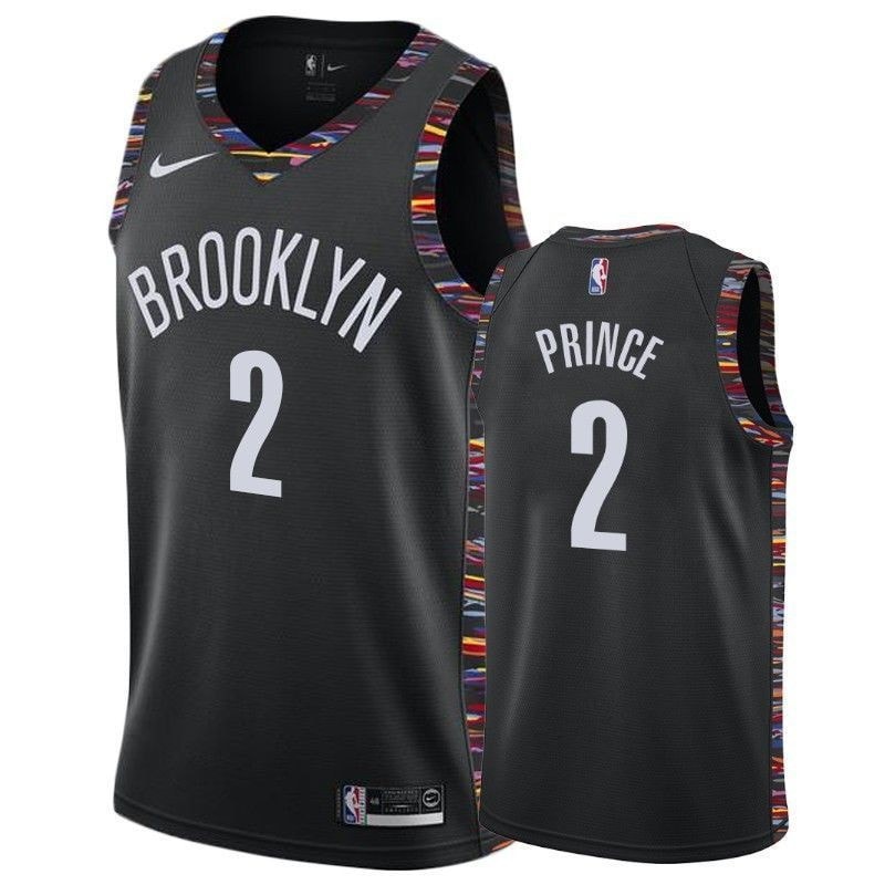 Brooklyn Nets Taurean Prince 2 City Men's Jersey - Multicolor Polyester Adult Sizes