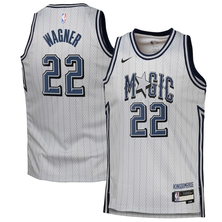 Franz Wagner 22 Orlando Magic 2024/25 Swingman City Edition Jersey Silver