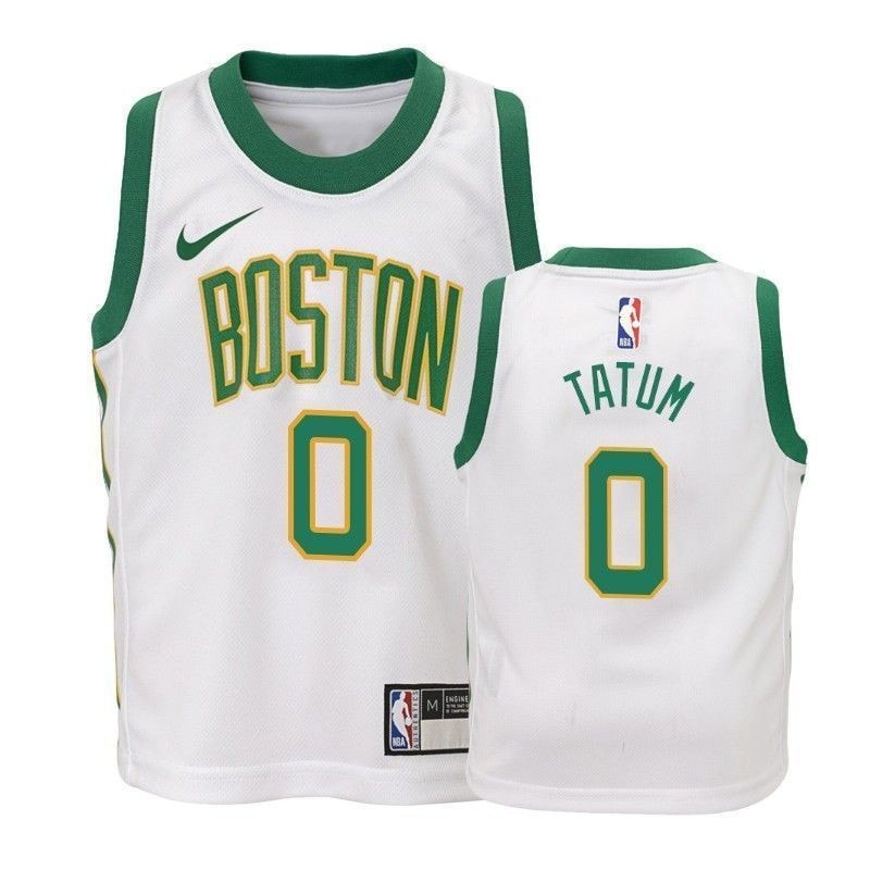 Jayson Tatum 0 City White Boston Celtics Jersey Unisex