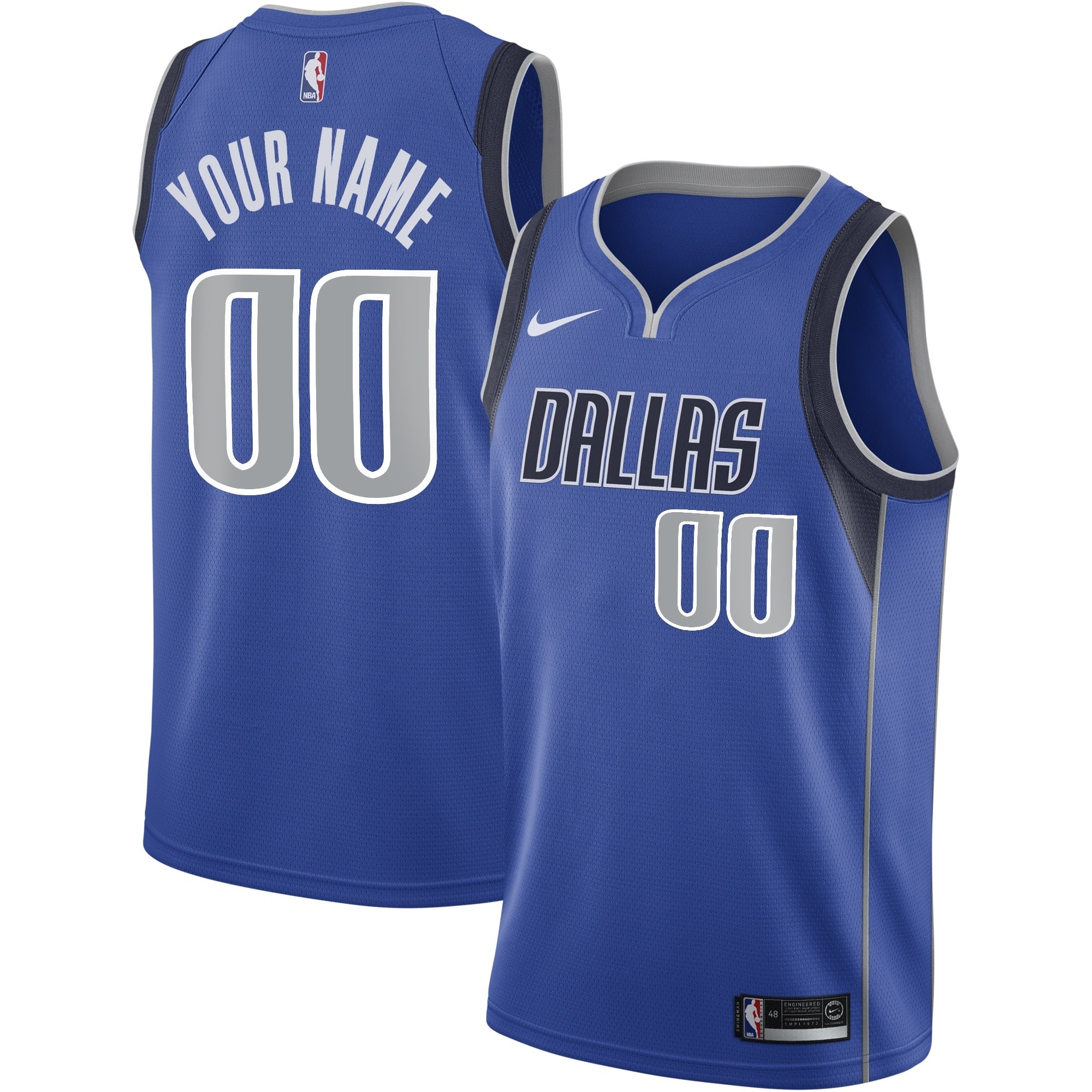 Dallas Mavericks Icon Swingman Custom Jersey Unisex Multicolor