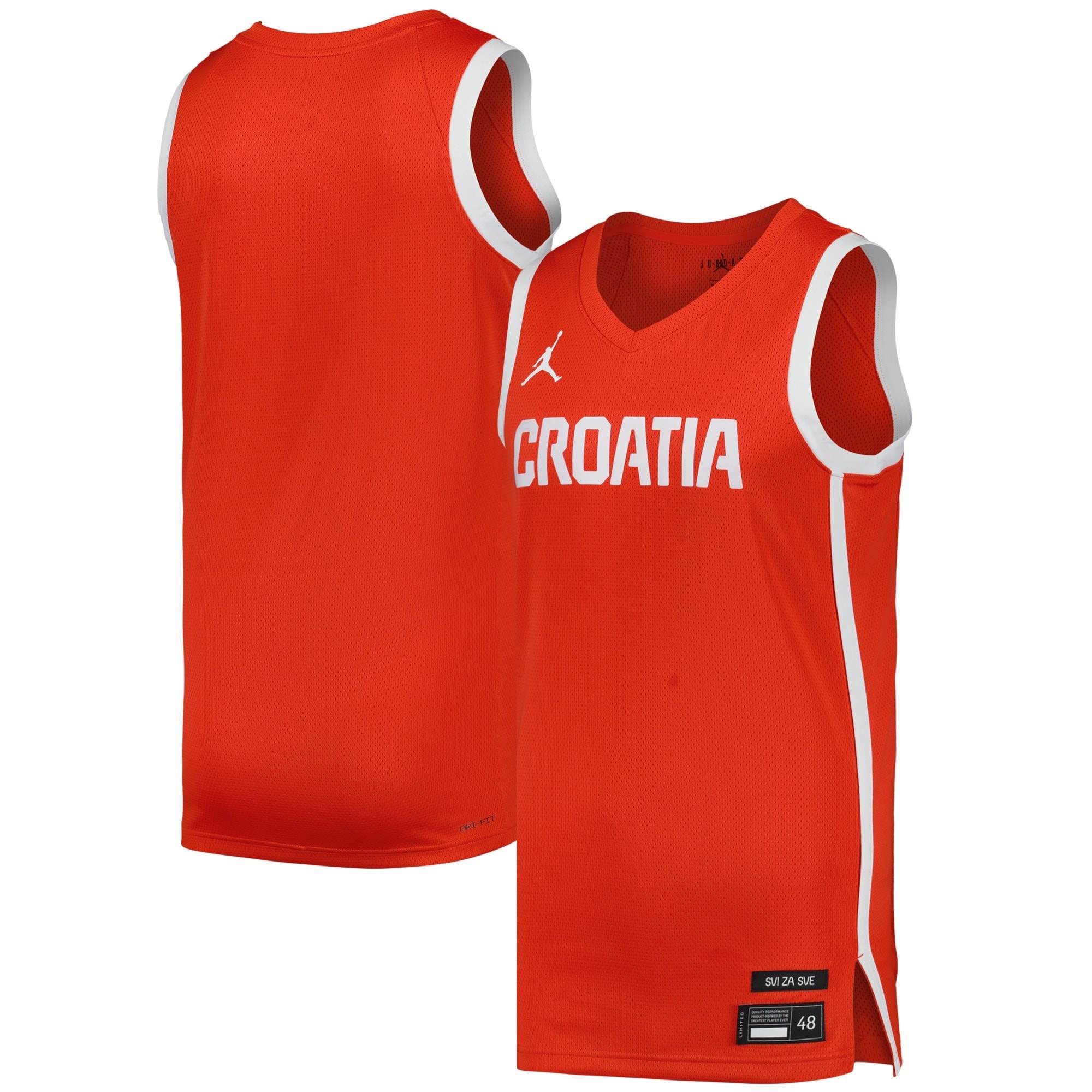 Croatia Olympics Limited Road Jersey Mens Multicolor