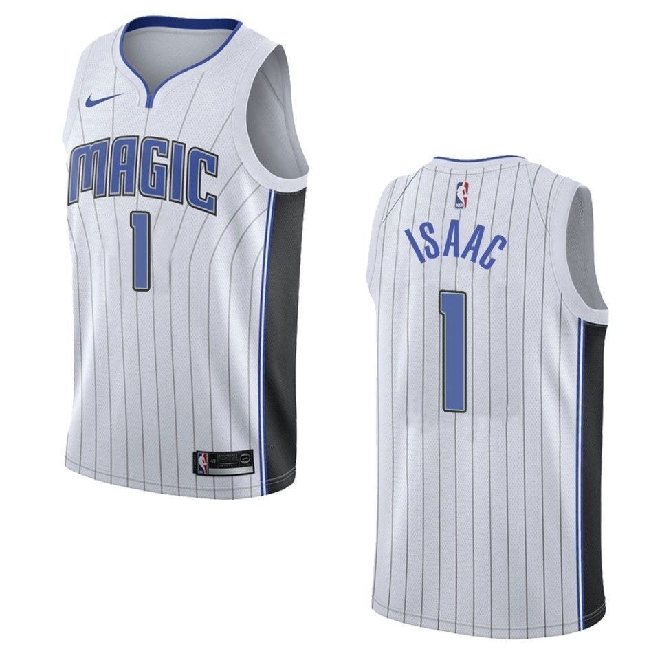 Men's Orlando Magic Jonathan Isaac Association Swingman Jersey White
