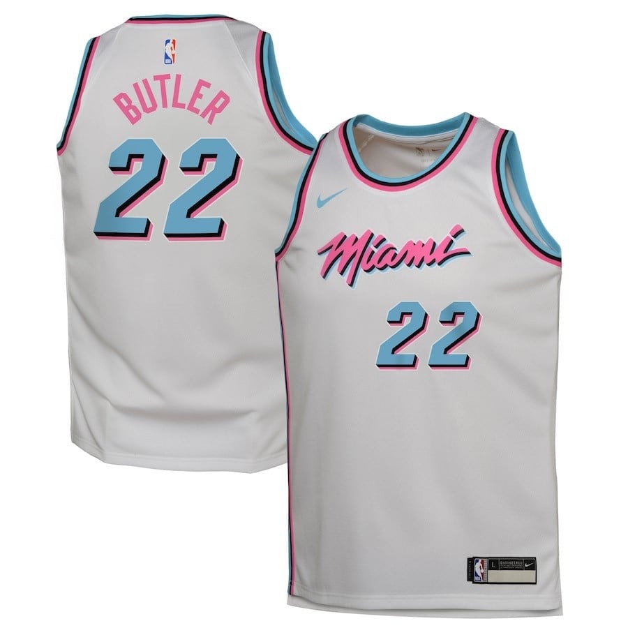 Jimmy Butler 22 Miami Heat 2024/25 Swingman Player Jersey City Edition White
