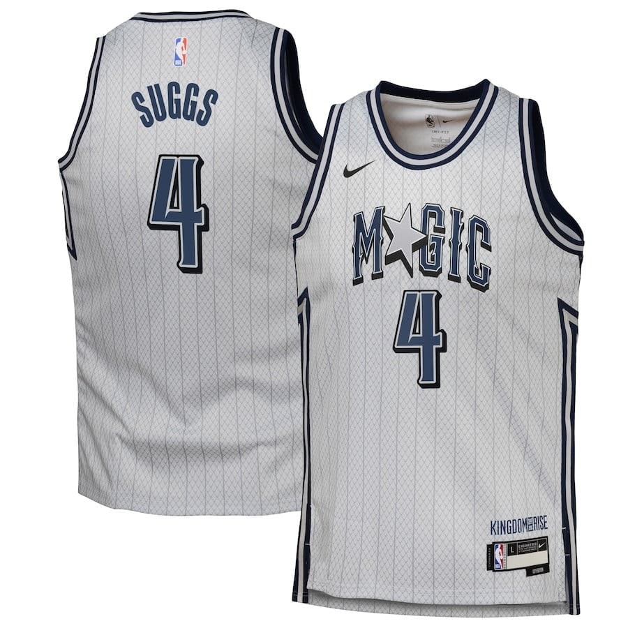 Jalen Suggs Orlando Magic City Edition Silver Swingman Jersey 2024/25