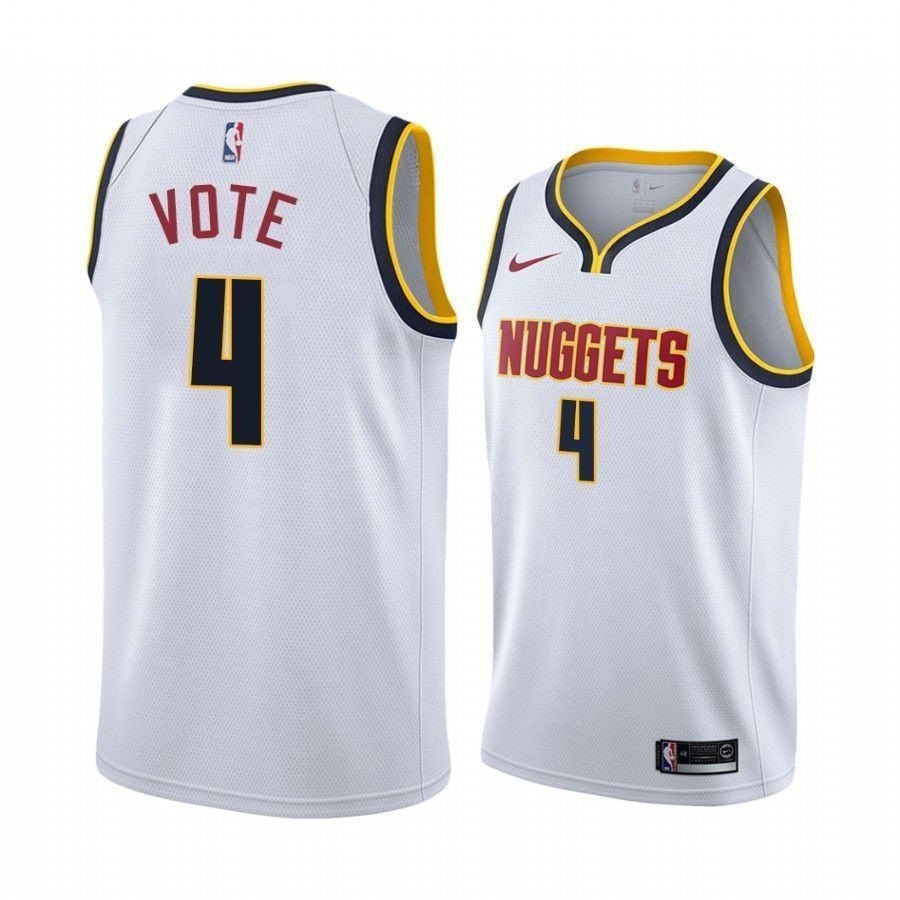 Men's Paul Millsap Vote Nuggets Association Multicolor Jersey