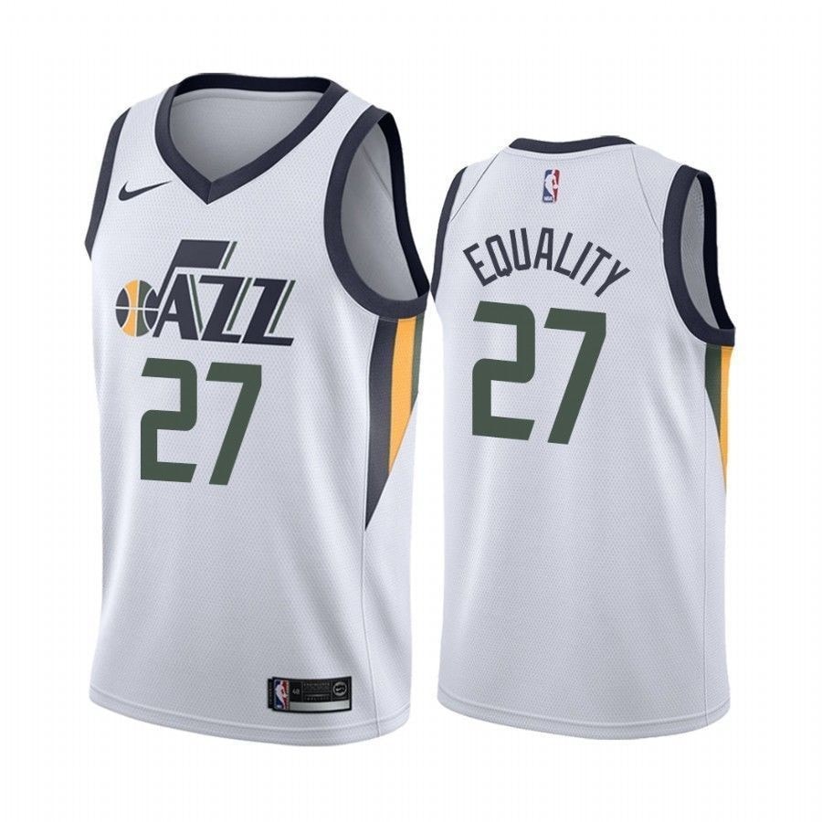 Men's Rudy Gobert Equality Jazz Association Jersey Multicolor