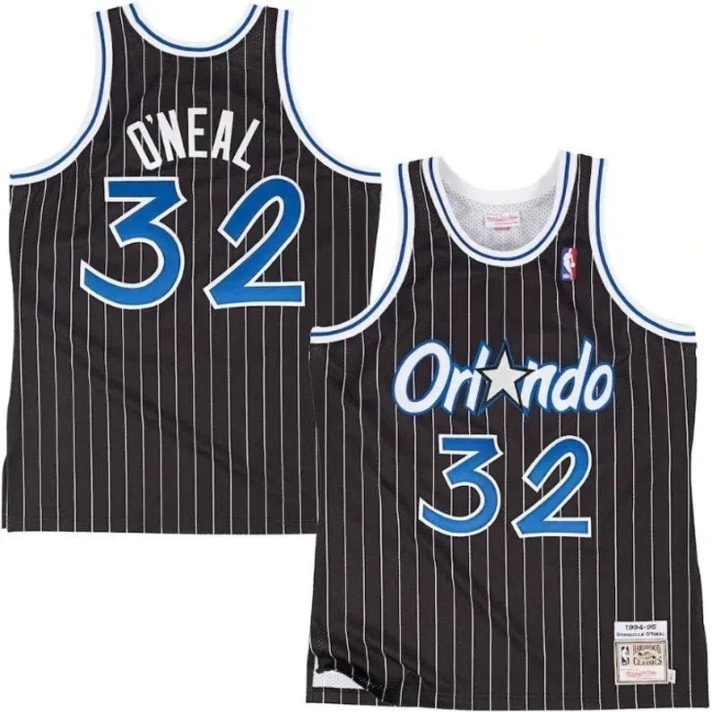 Men Orlando Magic Shaquille O'Neal 32 Multicolor Jersey 100% Polyester