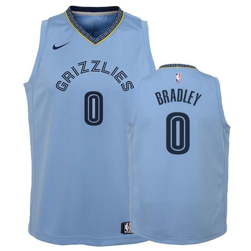 Grizzlies Avery Bradley #0 2018-19 State Blue Basketball Jersey - Unisex
