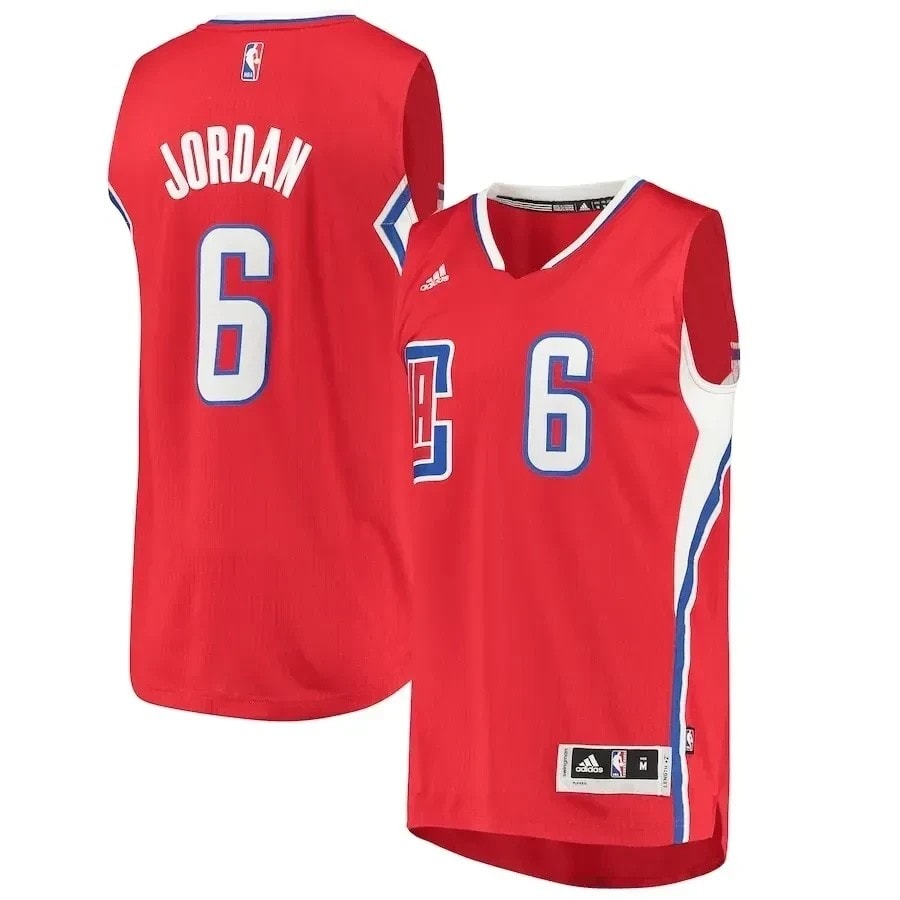 Deandre Jordan LA Clippers Swingman Jersey Red Unisex Adult Sizes