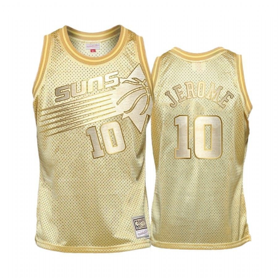 Men's Ty Jerome 10 Phoenix Suns Golden HWC Jersey Multicolor Polyester Sizes