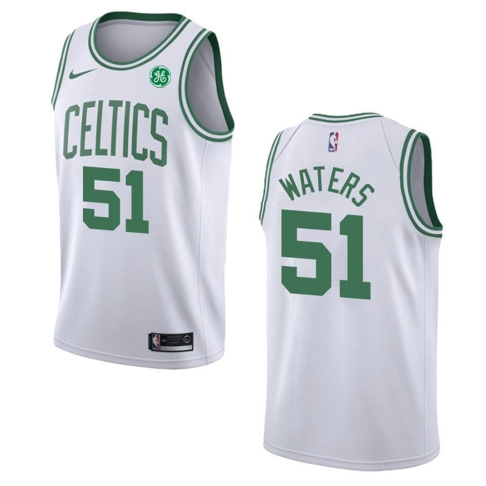 Men's Boston Celtics Tremont Waters #51 Association Swingman Jersey White