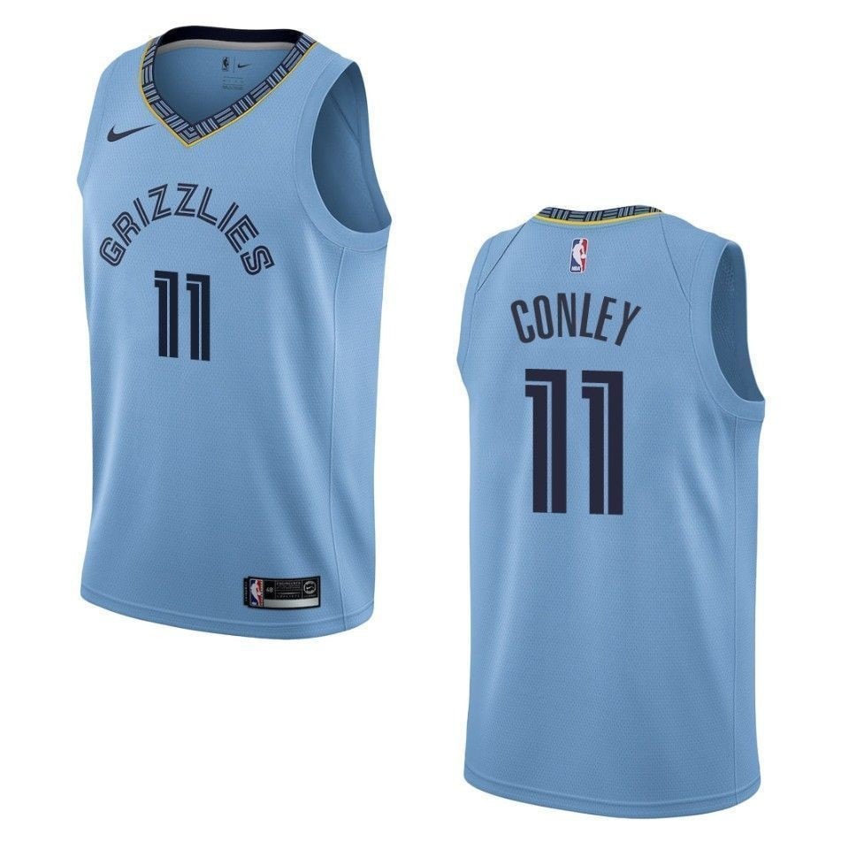 Men's Memphis Grizzlies Mike Conley #11 Statement Swingman Jersey Blue
