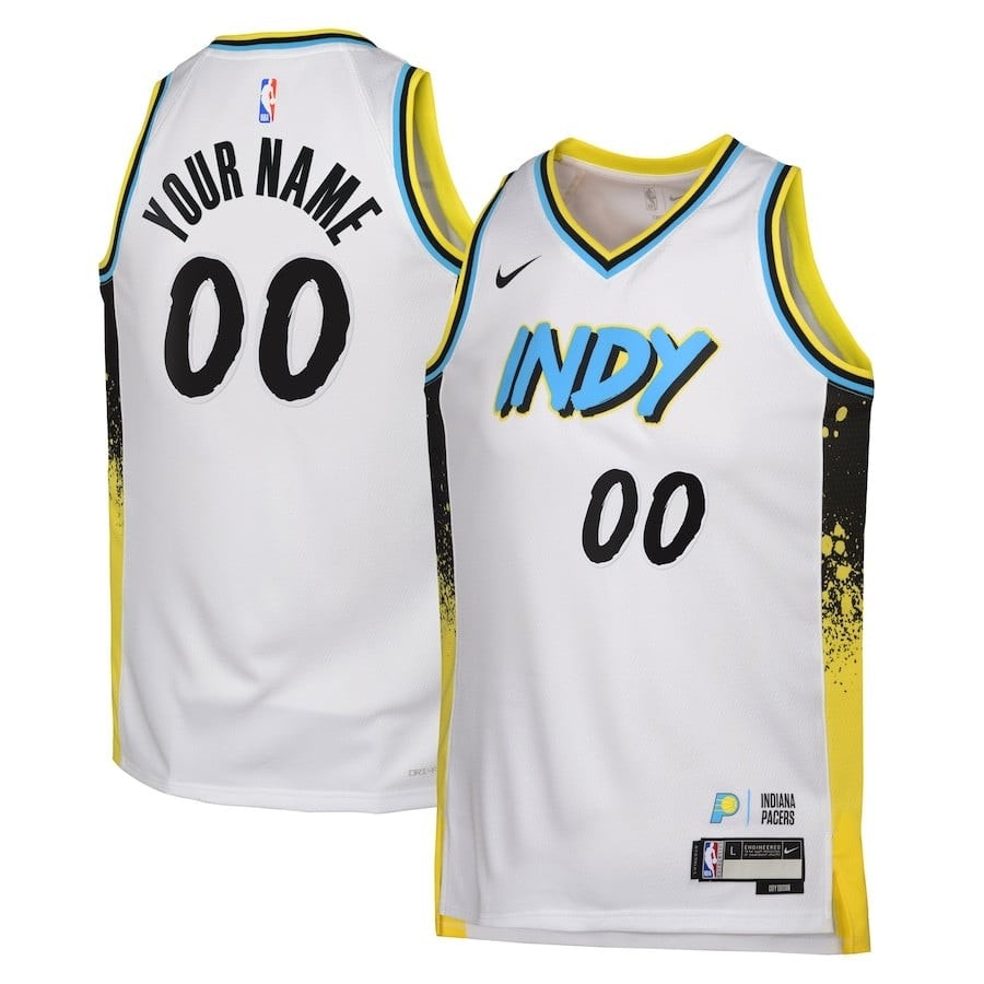 Indiana Pacers 2024/25 Swingman Custom Jersey City Edition White