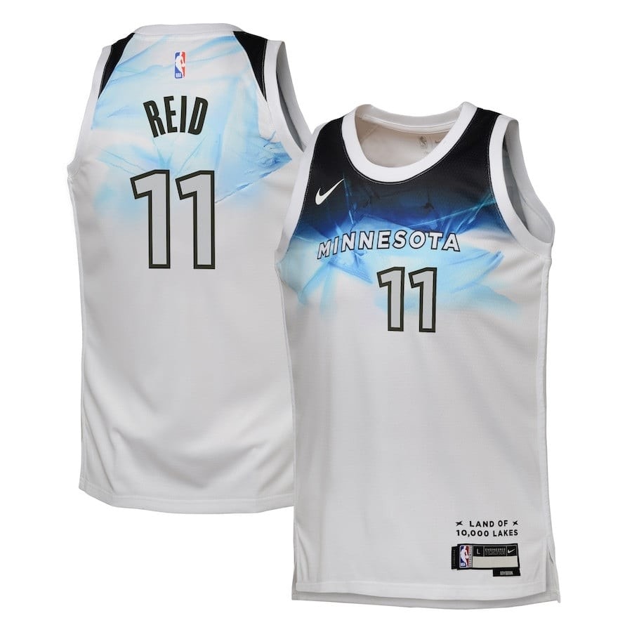 Naz Reid 11 Minnesota Timberwolves City Edition Swingman Jersey White