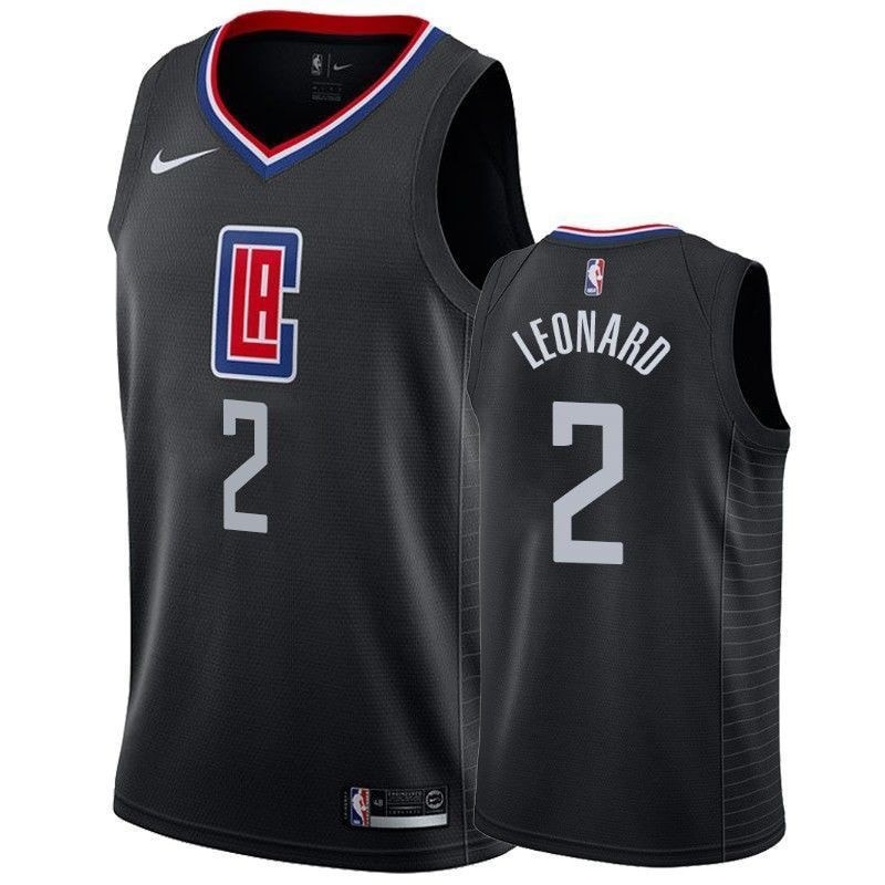 Men's Los Angeles Clippers Kawhi Leonard 2 Statet Multicolor Jersey