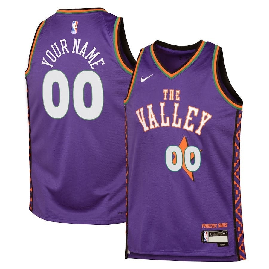 Phoenix Suns 2024/25 Swingman Custom Jersey City Edition Purple