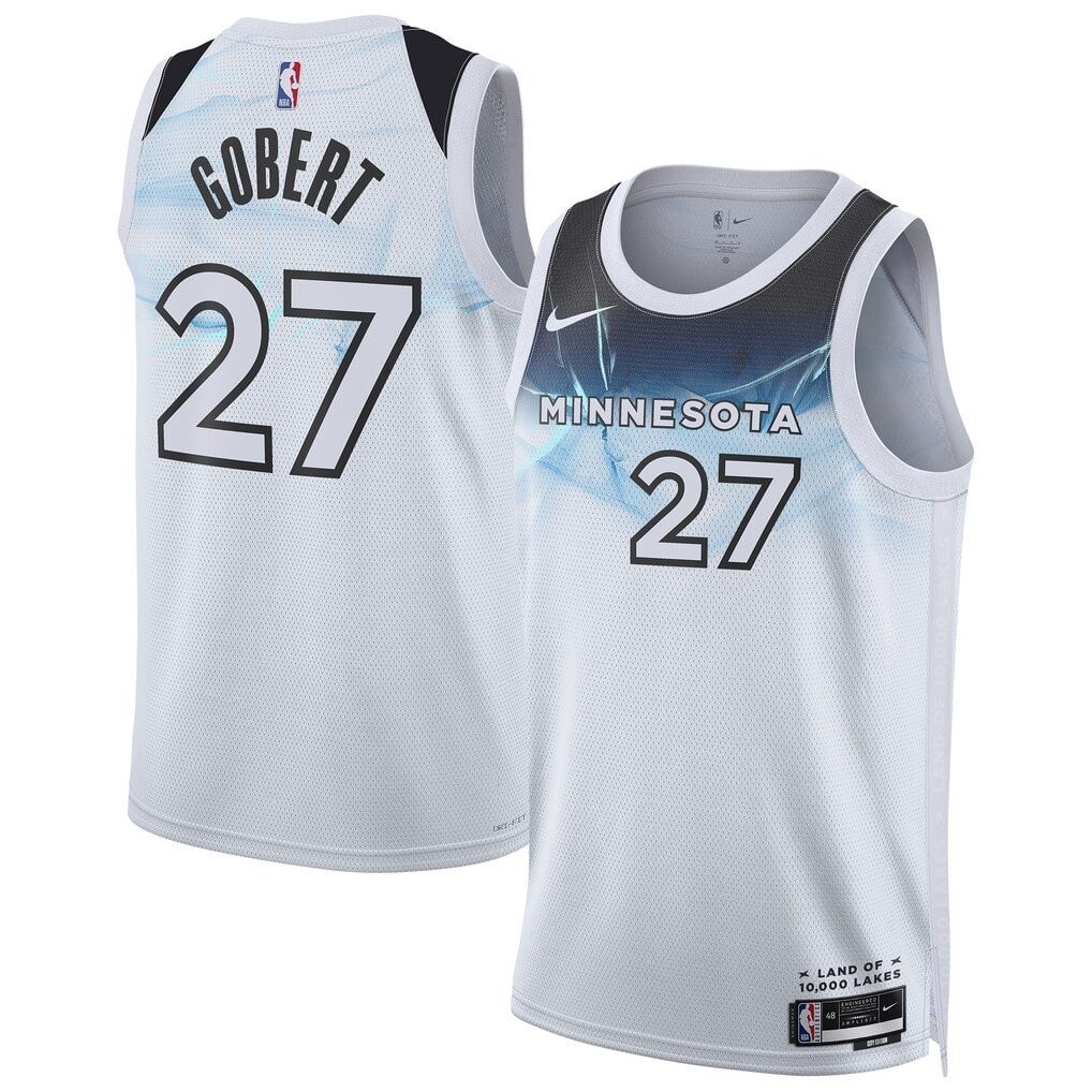 Rudy Gobert 27 Minnesota Timberwolves Unisex 2024/25 Swingman City Edition Jersey White