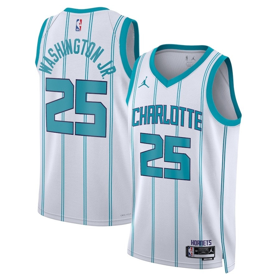 P.J. Washington Jr. 25 Charlotte Hornets Unisex Swingman Jersey Association Edition White