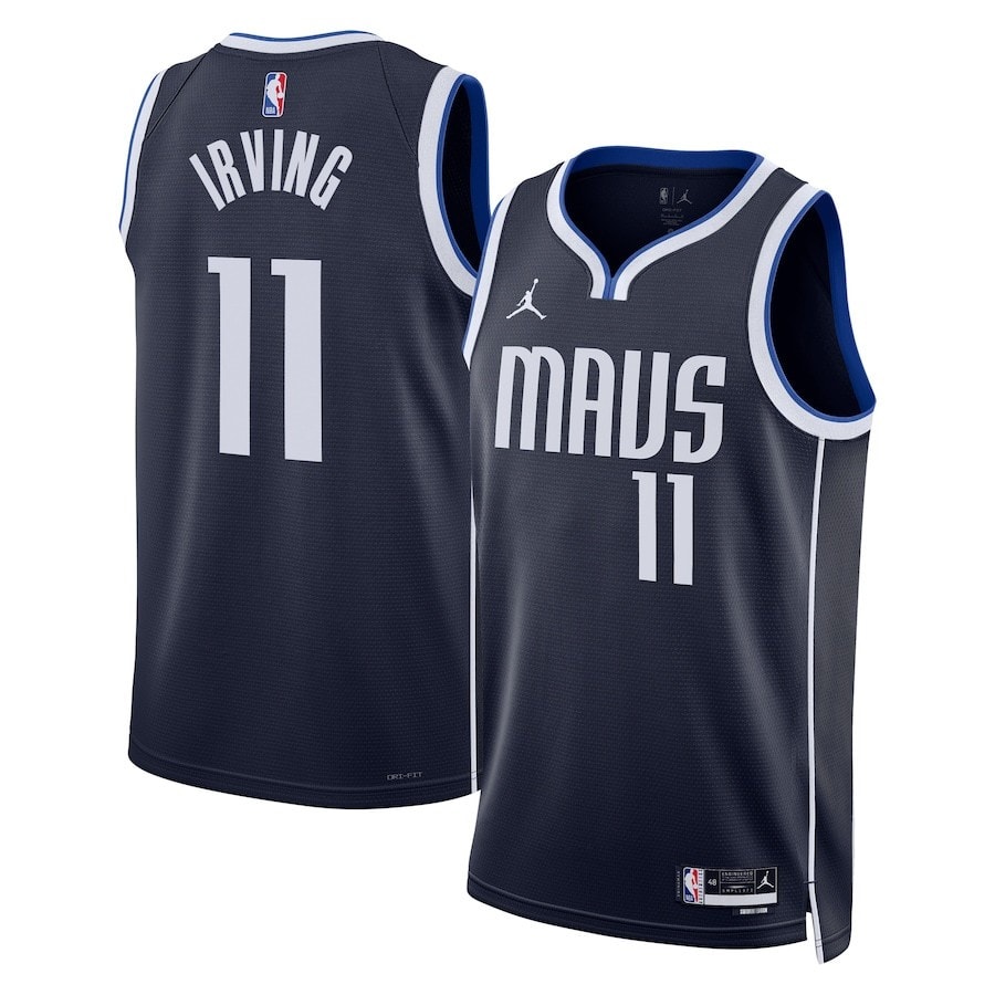 Kyrie Irving 11 Dallas Mavericks Unisex Swingman Jersey Statement Edition Navy