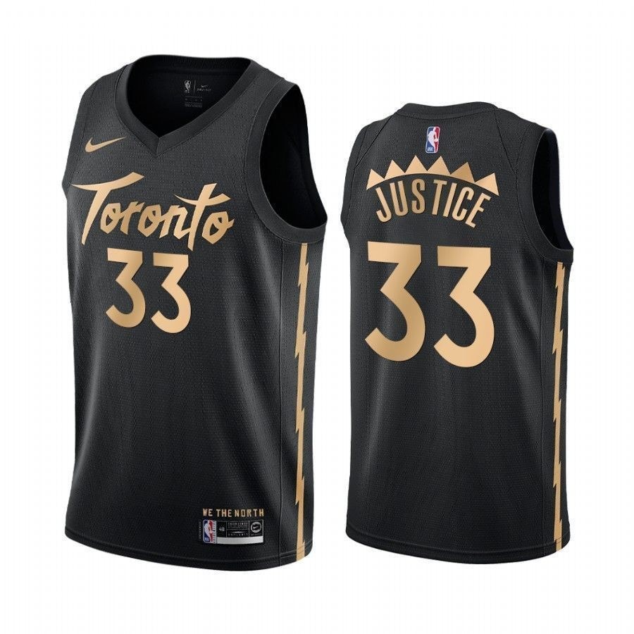 Men's Marc Gasol Justice Raptors City Edition Basketball Jersey Multicolor