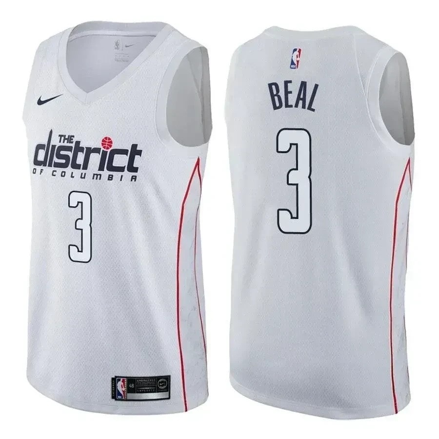 Bradley Beal Wizards City Edition White NBA Jersey - Male