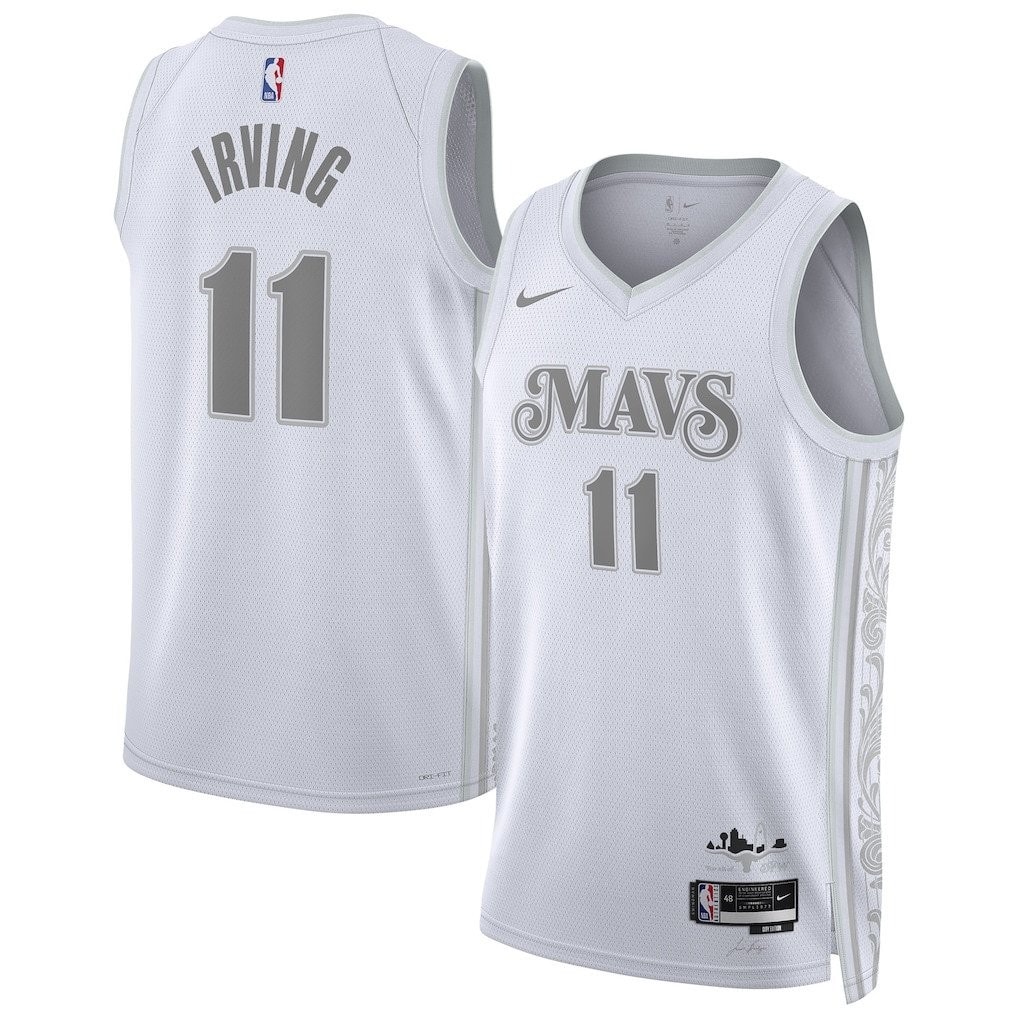 Kyrie Irving 11 Dallas Mavericks Unisex 2024/25 Swingman City Edition White Jersey