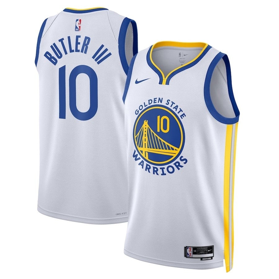 Jimmy Butler 10 Golden State Warriors Unisex Swingman Jersey Association Edition White