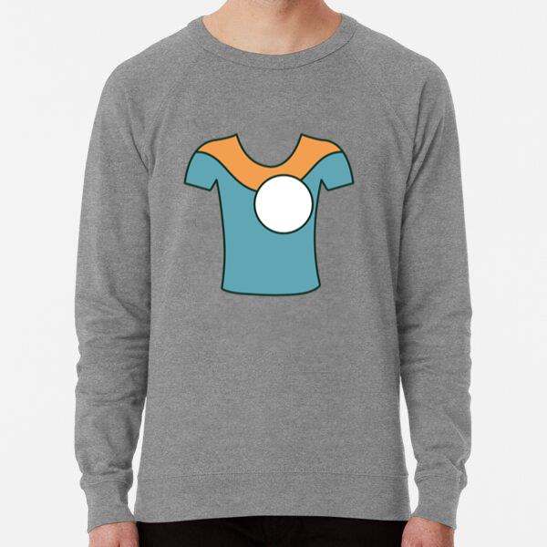 Blue And Orange T Shirt With A White Circle On It Sweatshirt