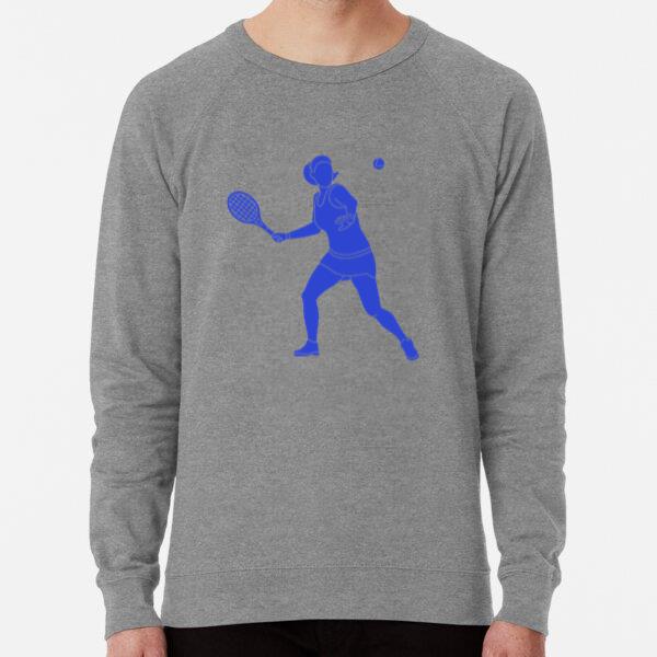 Blue Tennis Player Sweatshirt