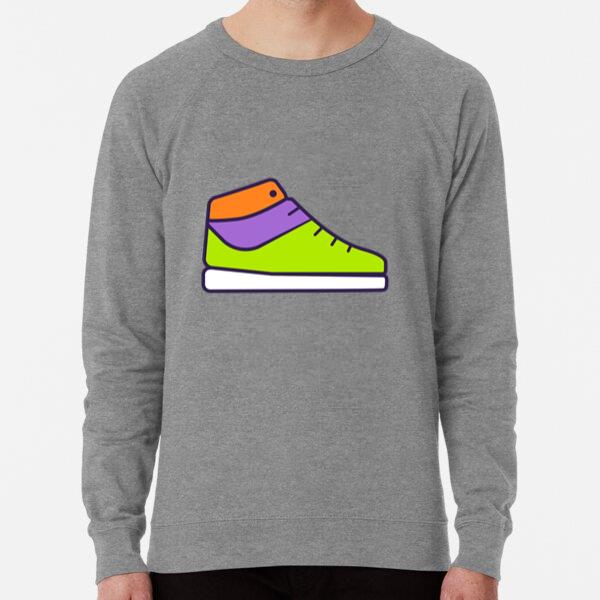 Colorful Sneaker Flat Sweatshirt