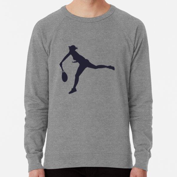 Girl Playing Tennis Silhouette Sweatshirt