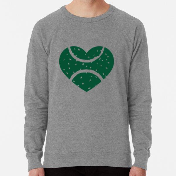 Green Tennis Ball In The Shape Of A Heart Sweatshirt