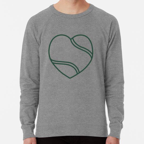 Heart Shaped Tennis Ball Stroke Outline Sweatshirt