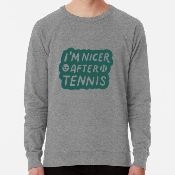 Im Nicer After Tennis Sticker Sweatshirt