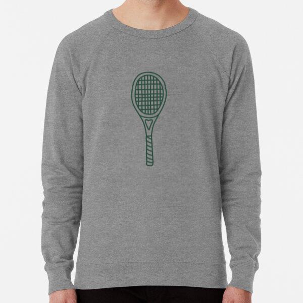 Isolated Tennis Racquet Stroke Outline Sweatshirt