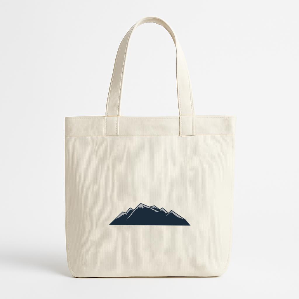 Mountain Snow Clad Canvas Tote Bag