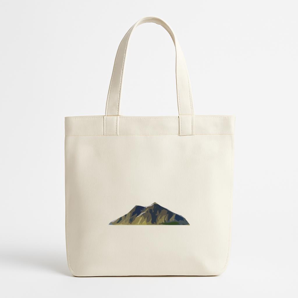 Mountain Top Canvas Tote Bag