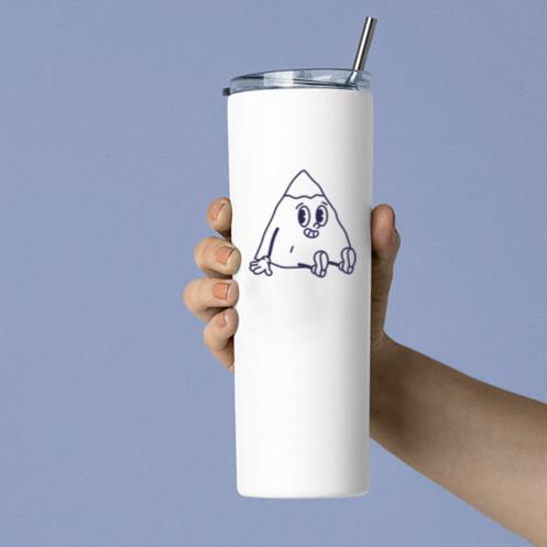 Playful Cartoon Mountain Character Design Tumbler