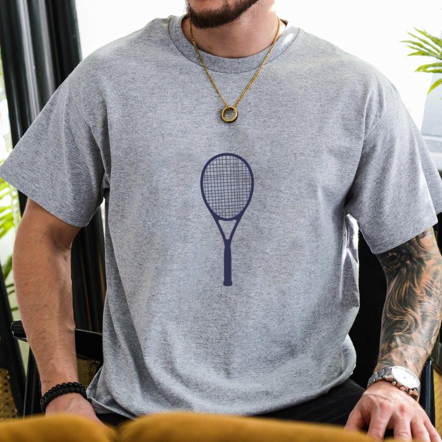 Silhouette Of Tennis Racquet T-Shirt