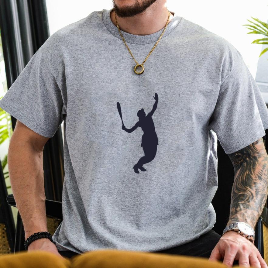 Silhouette Woman Tennis Player T-Shirt