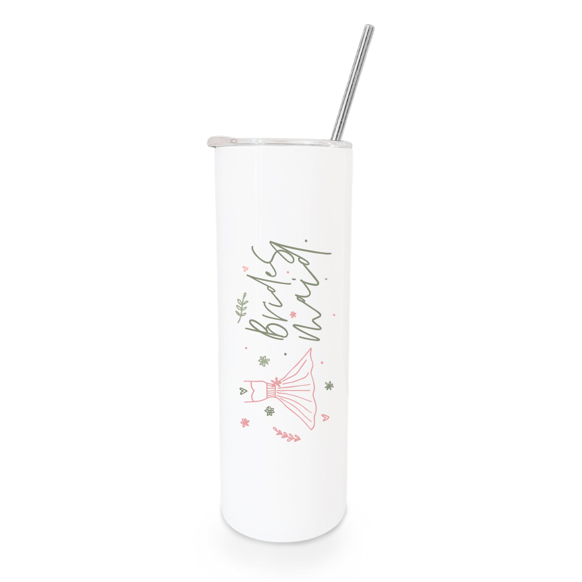 Floral Bridesmaid Wedding Tumbler