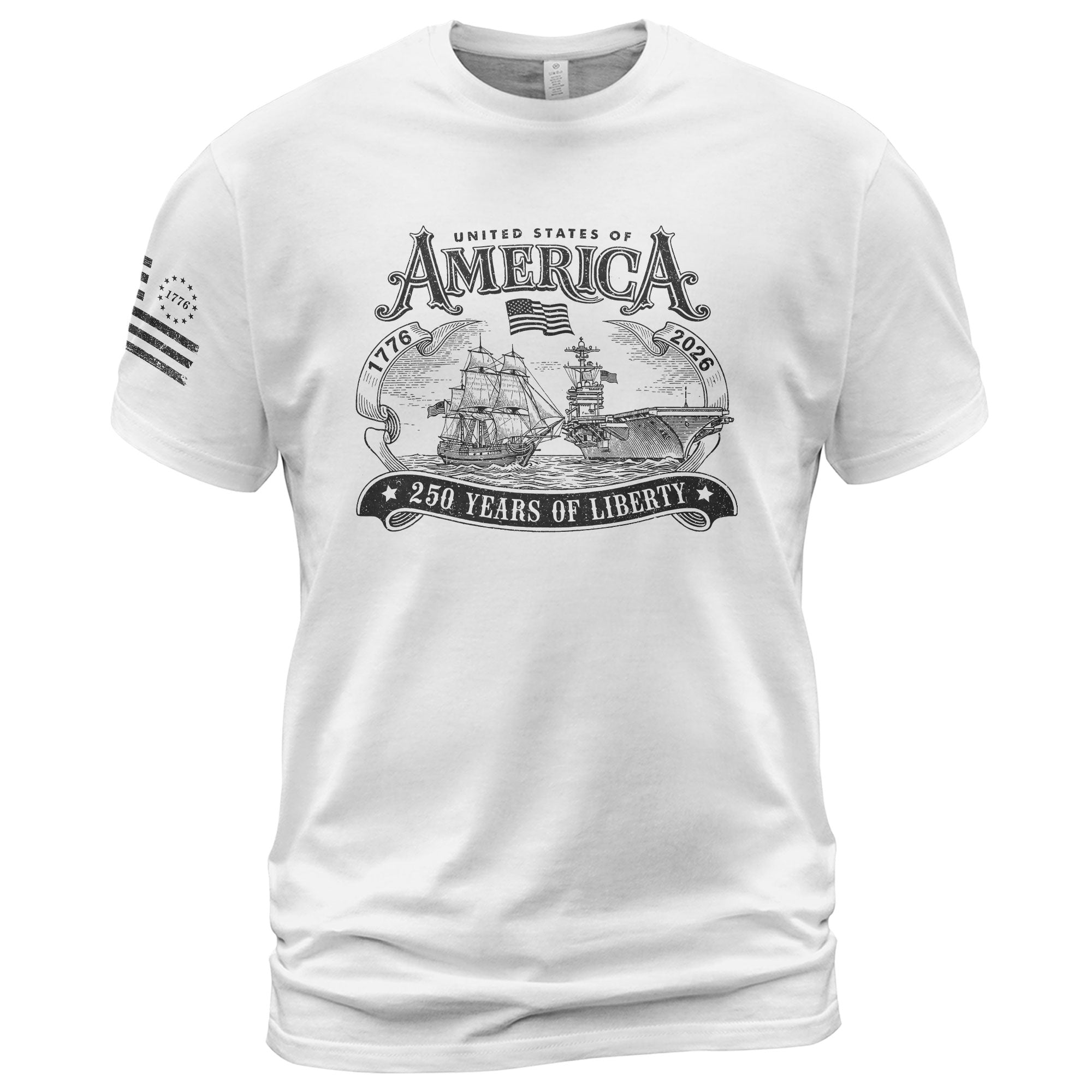 1776-2026 USA Freedom Heritage Patriotic T-Shirt